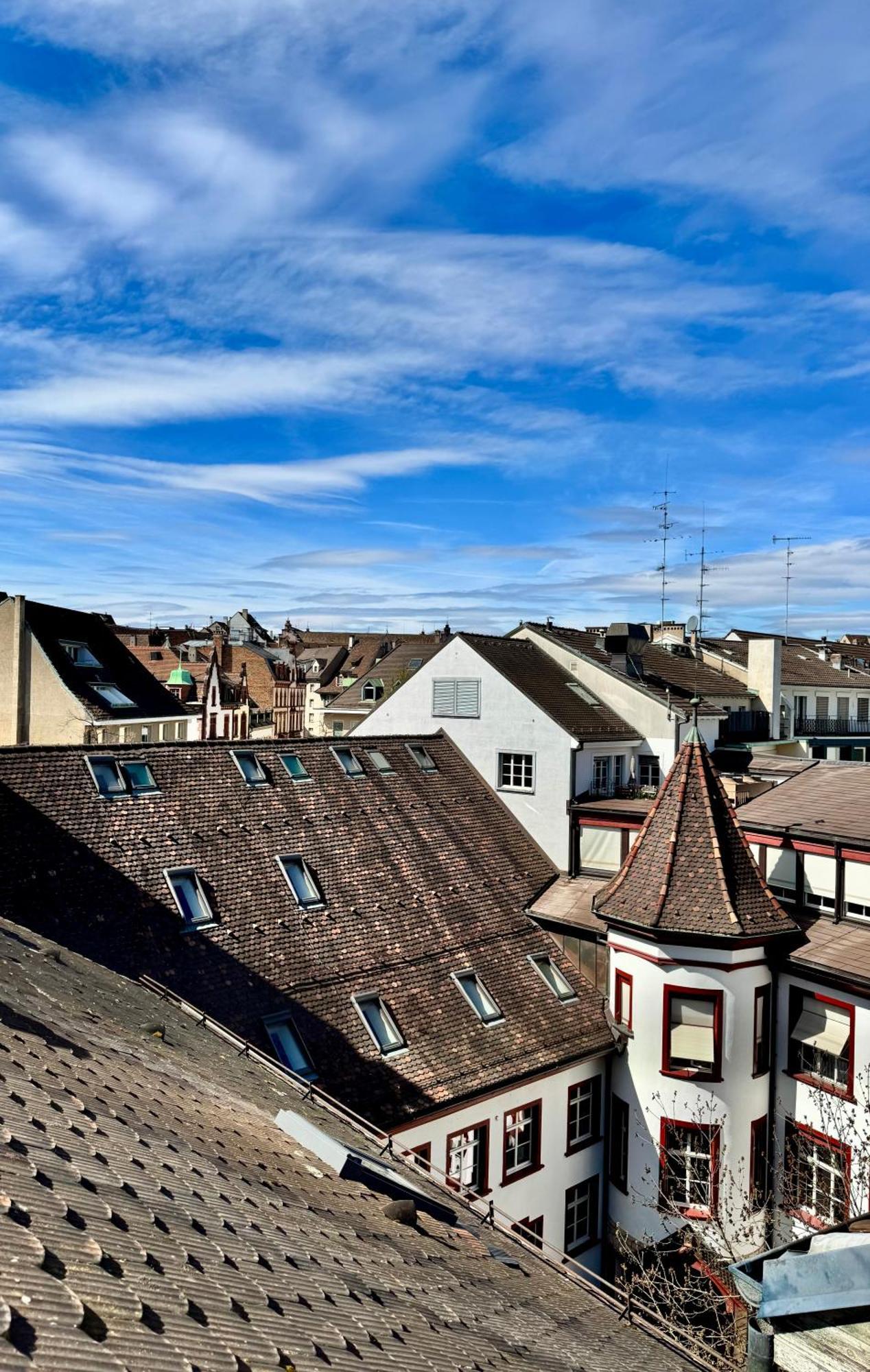 City Center Rooftop Balcony-Studio At Town Hall Basel Exterior photo